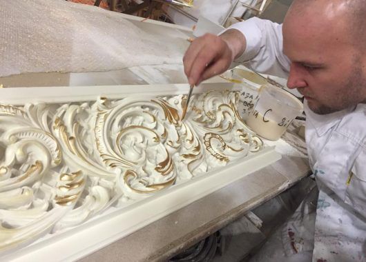 мастер-класс по декорированию лепнины Николая Фетисова