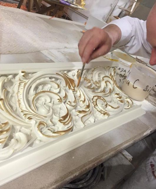 мастер-класс по декорированию лепнины Николая Фетисова