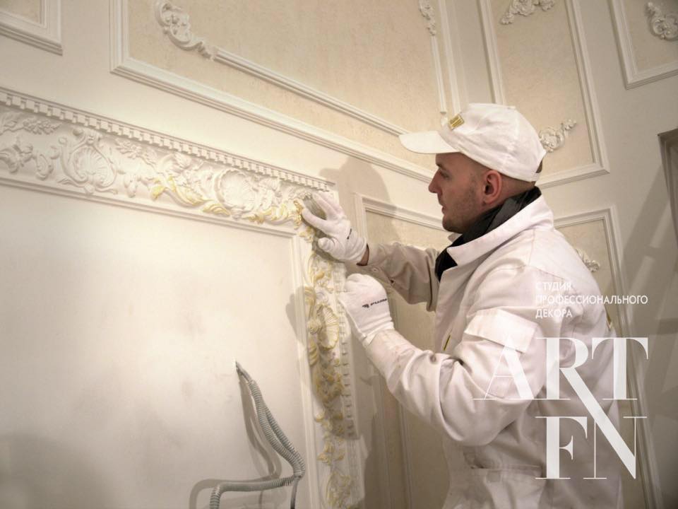 мастер-класс по декорированию лепнины Николая Фетисова