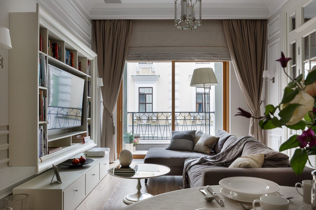 Белые апартаменты из Санкт-Петербурга: победитель спецноминации Ампир Декор на премии Interia Awards