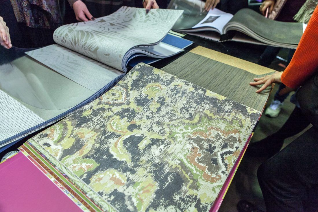 презентация новых коллекций EIjffinger в Центре Дизайна Мануфактура 5 Ампир Декор