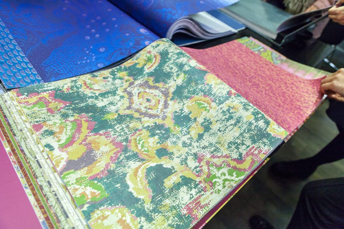 презентация новых коллекций EIjffinger в Центре Дизайна Мануфактура 5 Ампир Декор