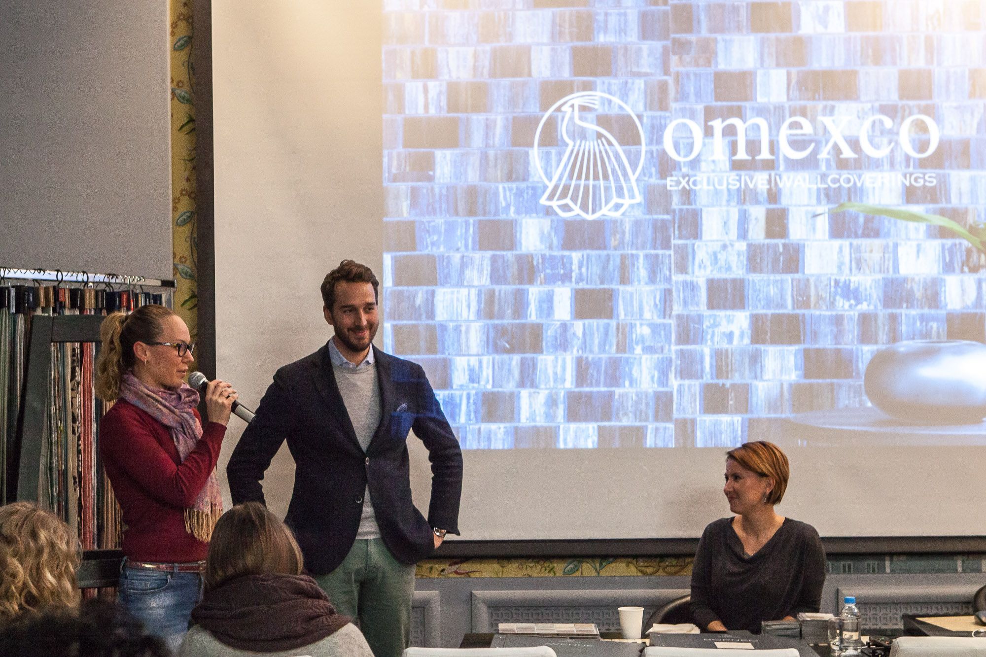 презентация новых коллекций Omexco в Центре Дизайна Мануфактура 5