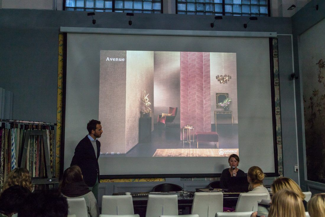 презентация новых коллекций Omexco в Центре Дизайна Мануфактура 5