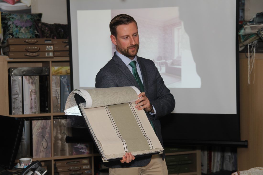 презентация осенних коллекций английских брендов в Ампир Декор Санкт-Петербург