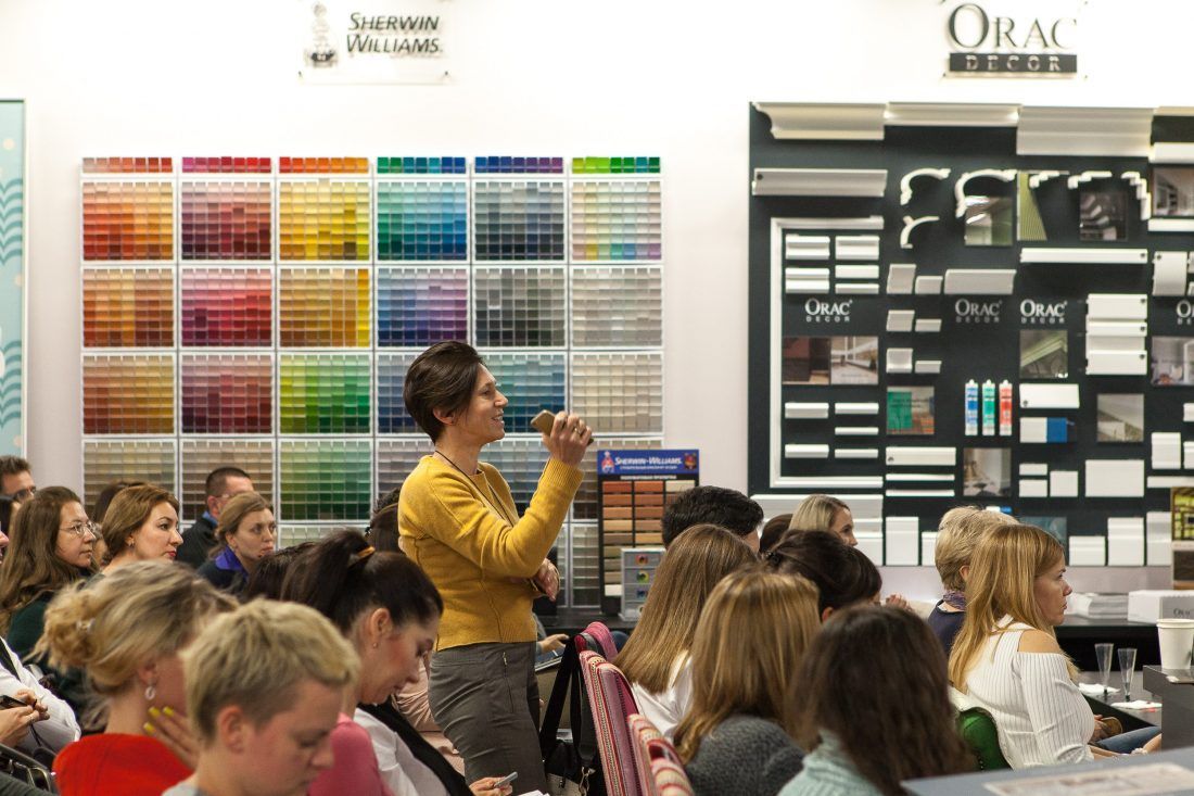 лекция «Инстаграм для дизайнера» главного редактора портала Roomble Оксаны Кашенко в Центре Дизайна Мануфактура 5 Ампир Декор