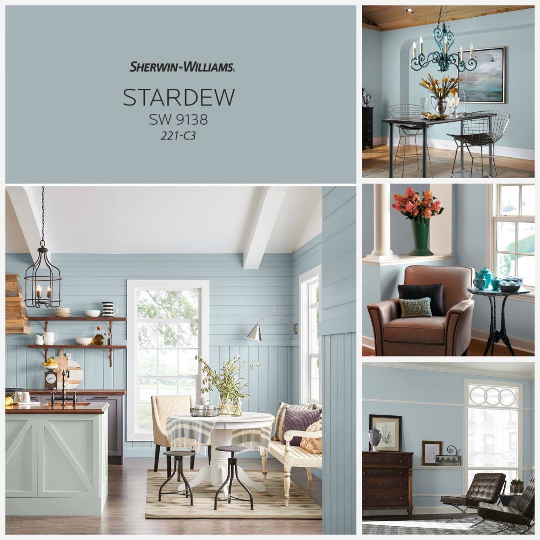 цвета года от краски Sherwin-Williams: август