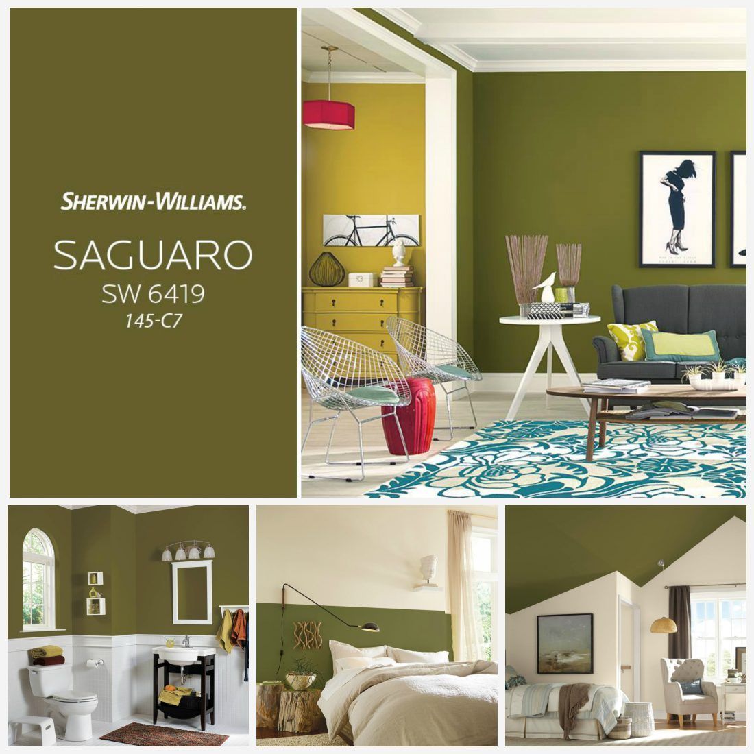 цвета года от краски Sherwin-Williams: апрель