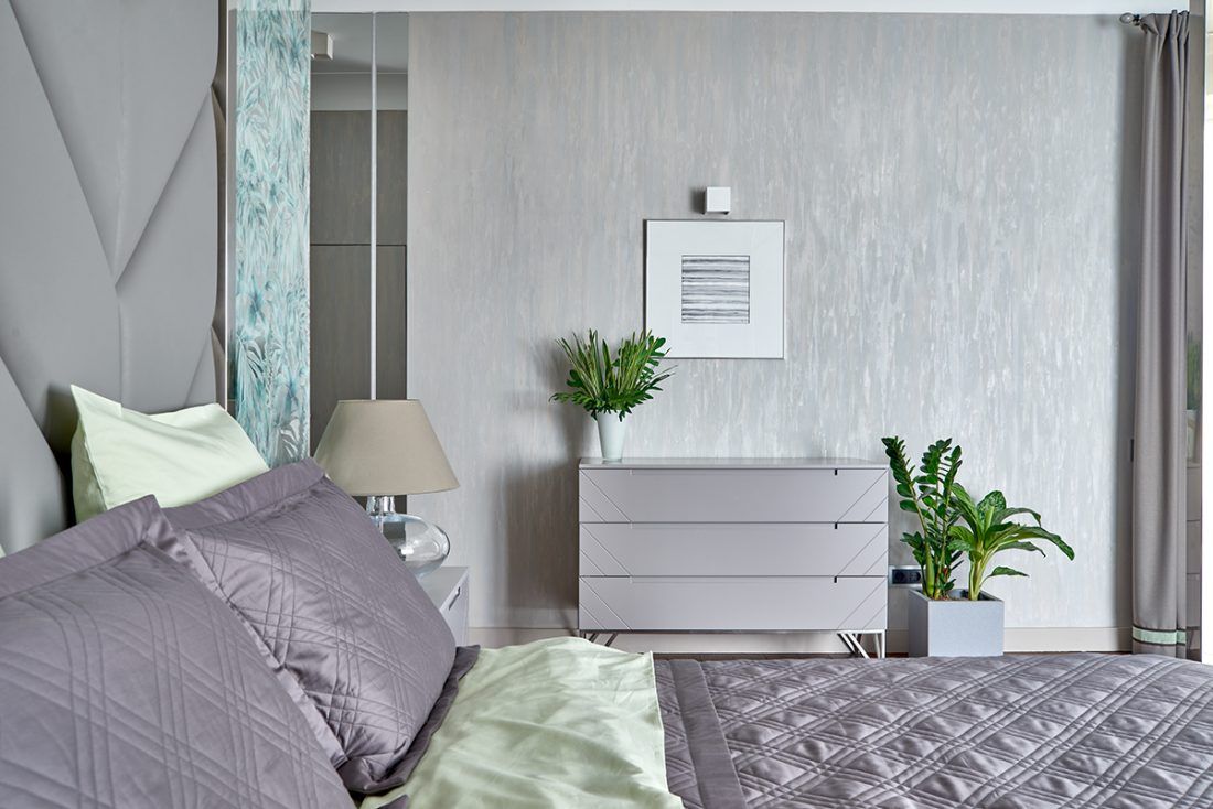 Интерьер спальни в доме Стаса Костюшкина, программа "Идеальный ремонт"