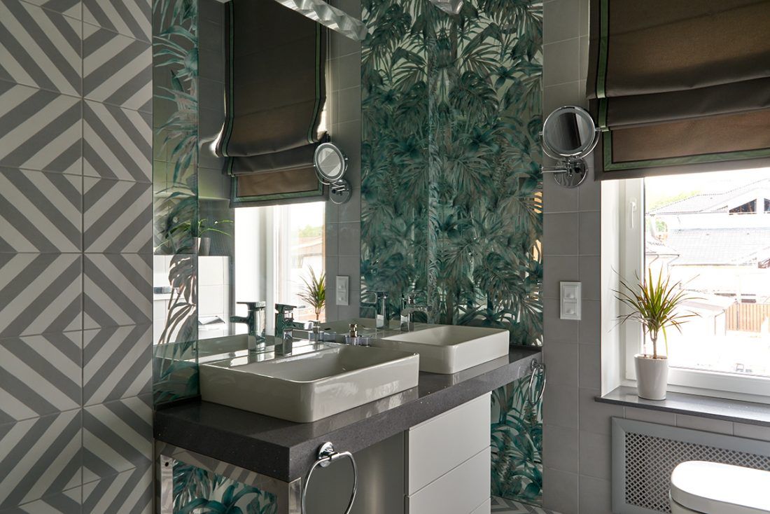 Интерьер ванной в доме Стаса Костюшкина, программа "Идеальный ремонт"