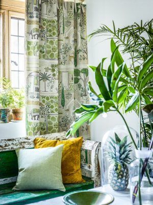 Ткани с индийскими мотивами из коллекции Art of the Garden, бренд Sanderson