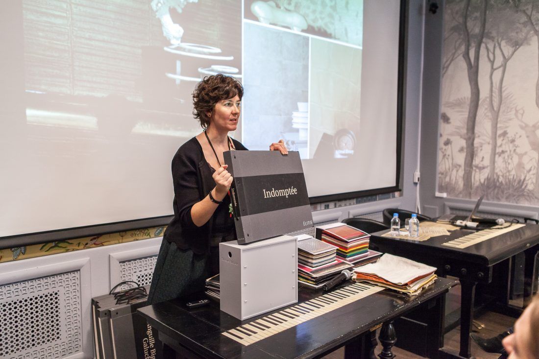 презентация французских обоев Elitis в Центре Дизайна Мануфактура 5 Ампир Декор