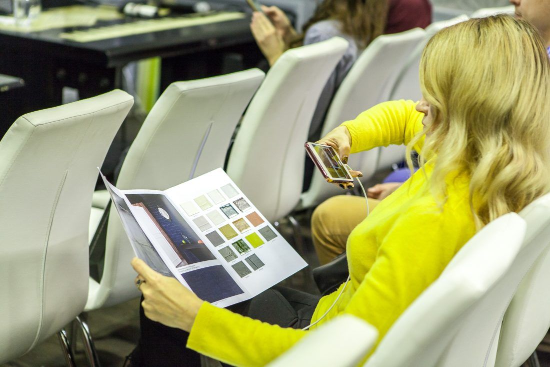 презентация французских обоев Elitis в Центре Дизайна Мануфактура 5 Ампир Декор