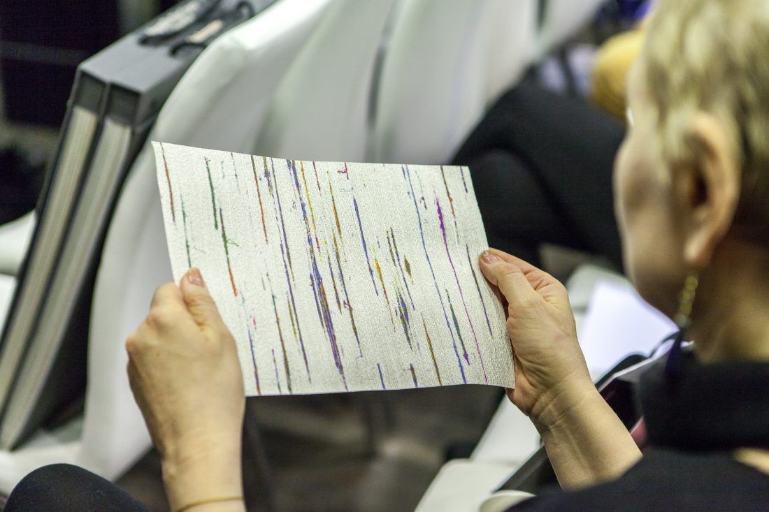 презентация французских обоев Elitis в Центре Дизайна Мануфактура 5 Ампир Декор