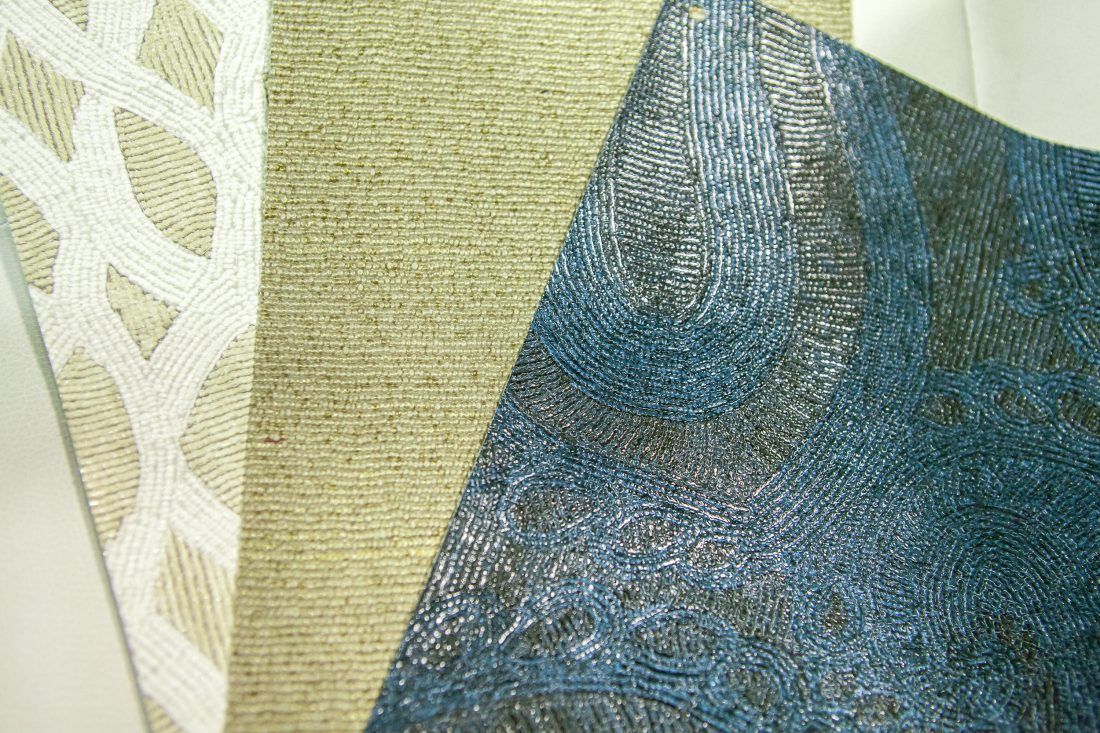 презентация французских обоев Elitis в Центре Дизайна Мануфактура 5 Ампир Декор