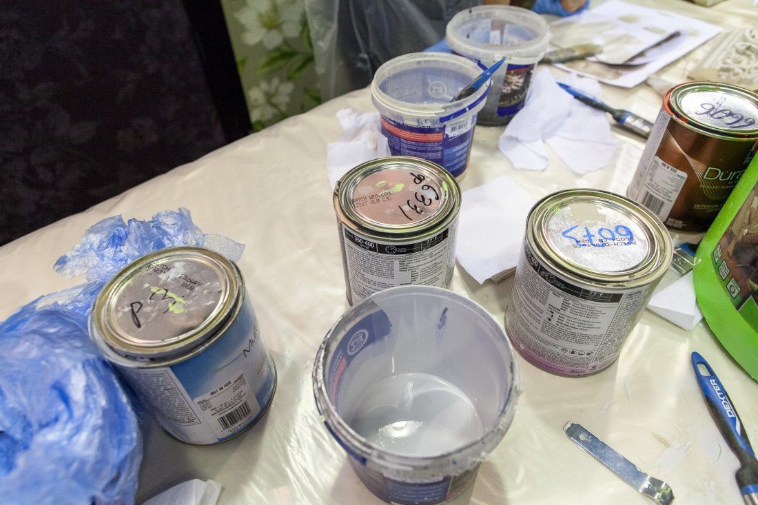 мастер-класс Николая Фетисова по декорированию лепнины в Центре Дизайна Мануфактура 5 Ампир Декор