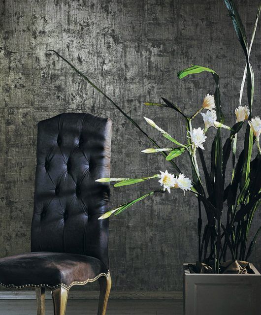 Обои из фольги с эффектом патинированного металла, коллекция Splendore, бренд Fardis