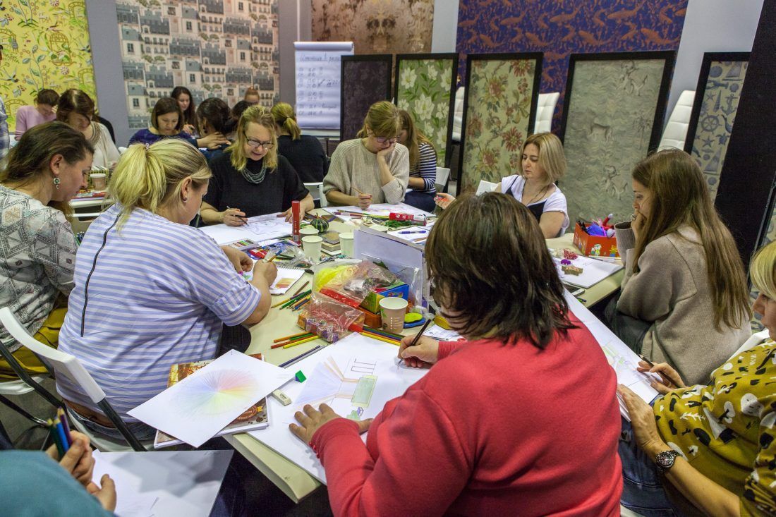 курс Елены Теплицкой «Мастерство работы с цветом» в Центре Дизайна Мануфактура 5 Ампир Декор