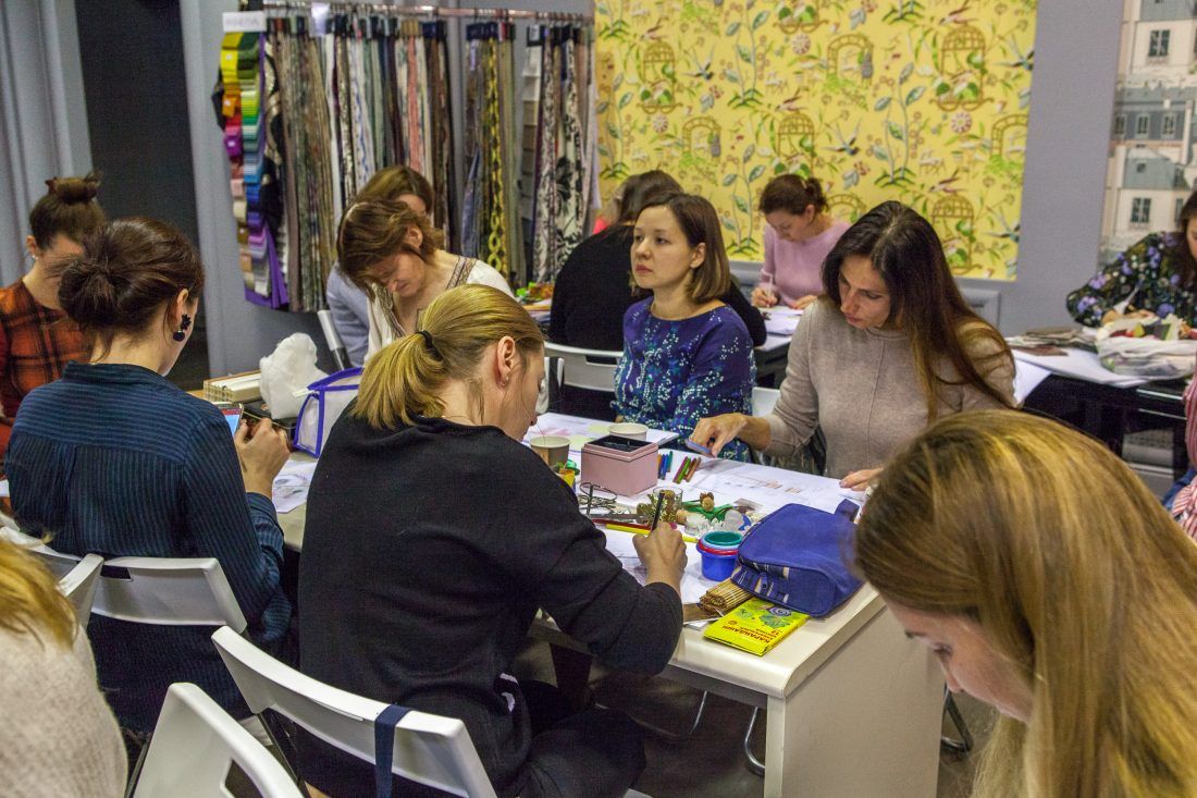 курс Елены Теплицкой «Мастерство работы с цветом» в Центре Дизайна Мануфактура 5 Ампир Декор