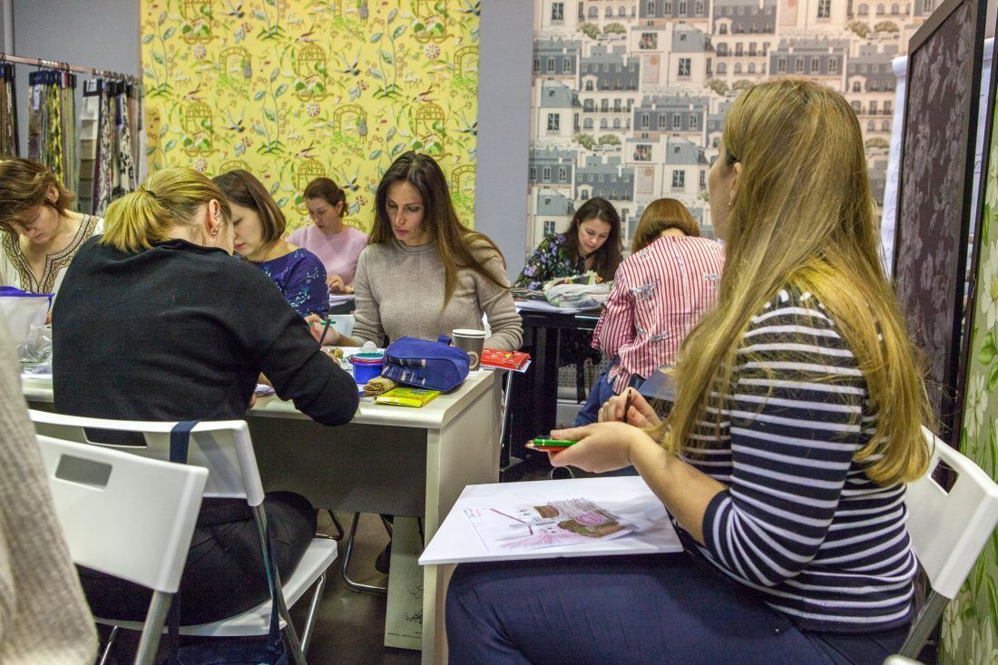 курс Елены Теплицкой «Мастерство работы с цветом» в Центре Дизайна Мануфактура 5 Ампир Декор