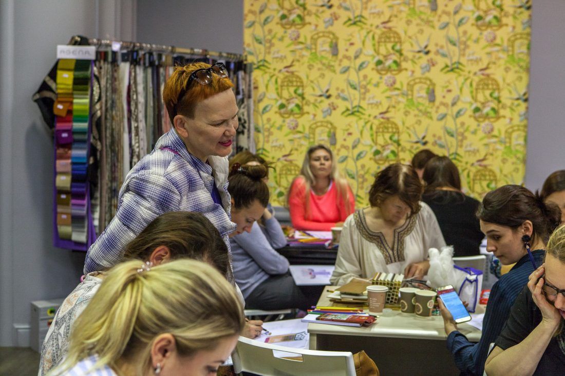 курс Елены Теплицкой «Мастерство работы с цветом» в Центре Дизайна Мануфактура 5 Ампир Декор