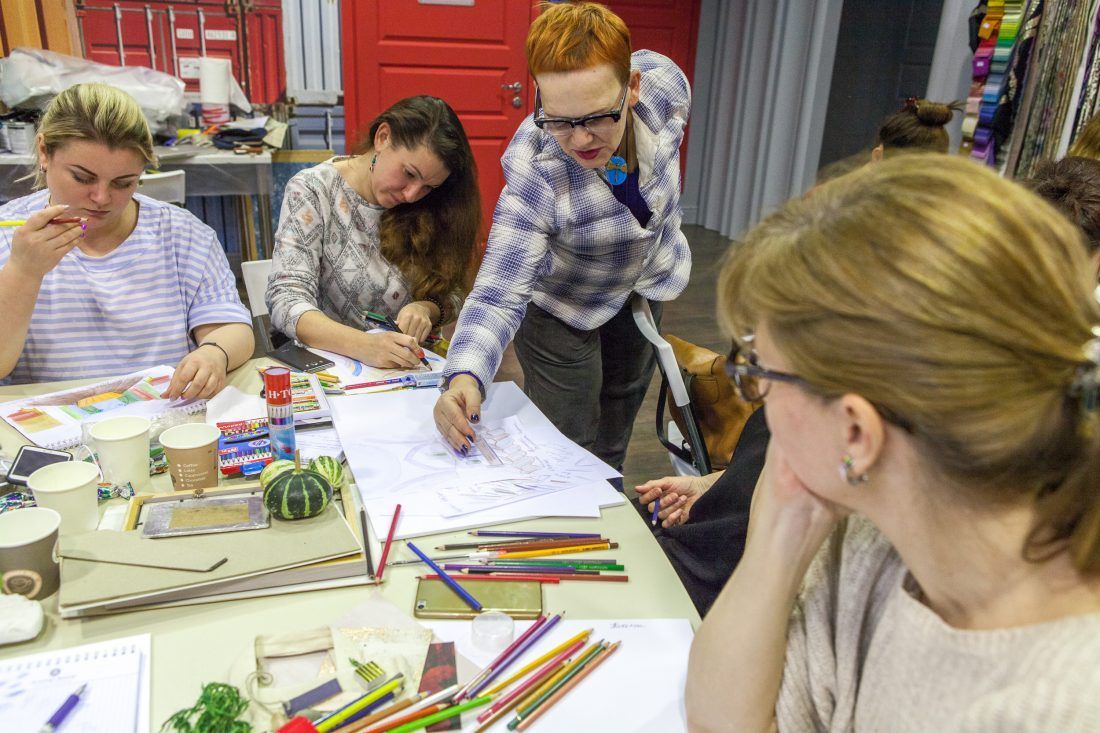 курс Елены Теплицкой «Мастерство работы с цветом» в Центре Дизайна Мануфактура 5 Ампир Декор