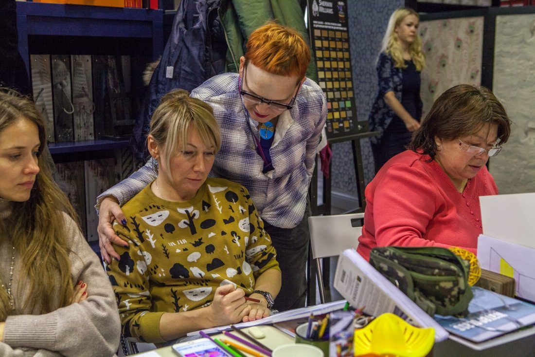 курс Елены Теплицкой «Мастерство работы с цветом» в Центре Дизайна Мануфактура 5 Ампир Декор