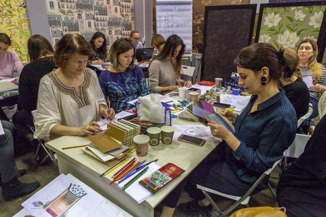 курс Елены Теплицкой «Мастерство работы с цветом» в Центре Дизайна Мануфактура 5 Ампир Декор