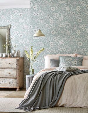 обои Sanderson Рисунки полевых цветов на обоях The Potting Room