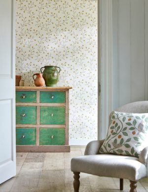 обои Sanderson Обои с растительным узором из коллекции The Potting Room, бренд Sanderson