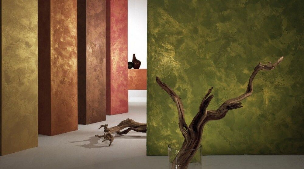 Декоративная штукатурка в интерьере