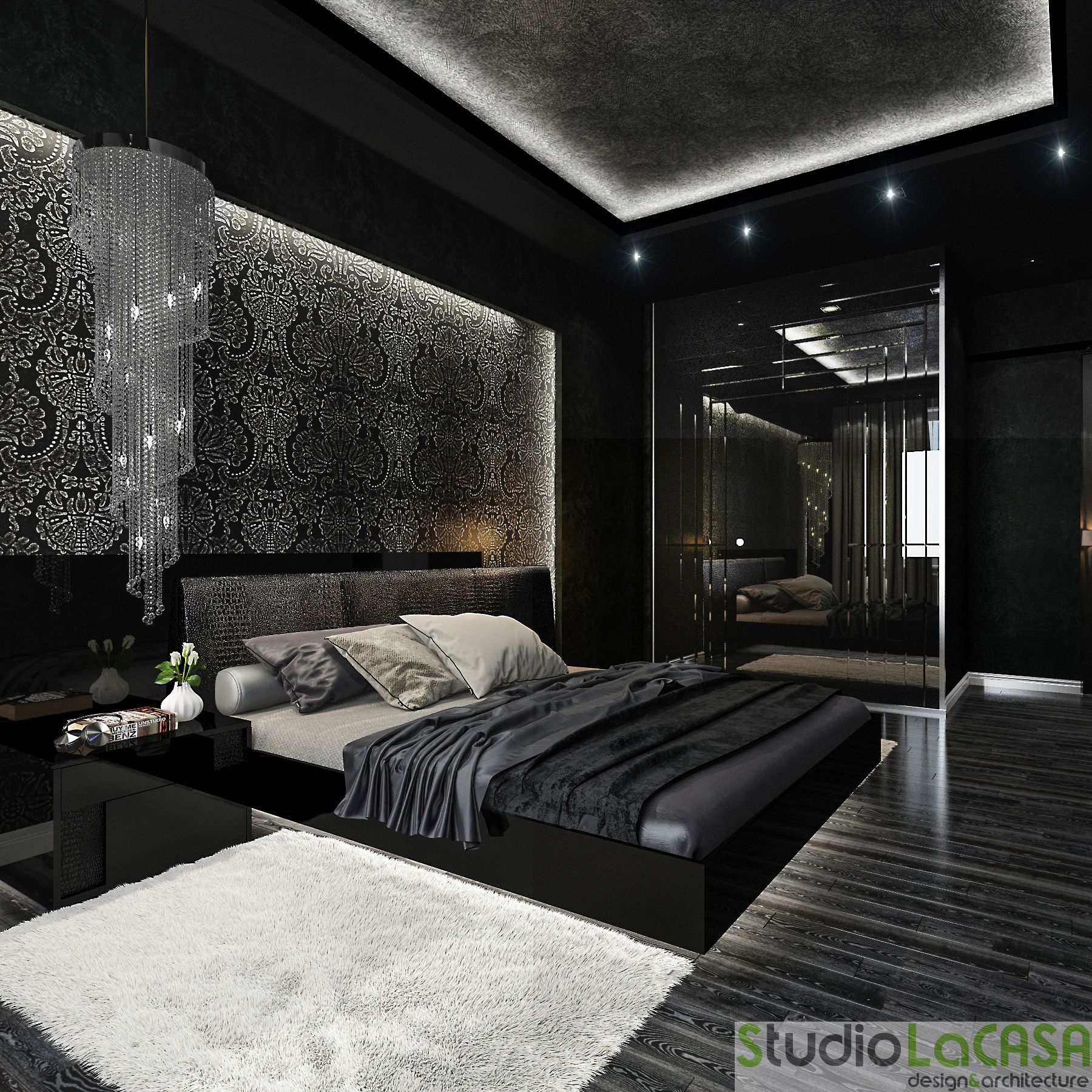 обои Arte конкурсный проект дизайнера Сергея Медведева с использованием обоев Eijffinger из коллекции