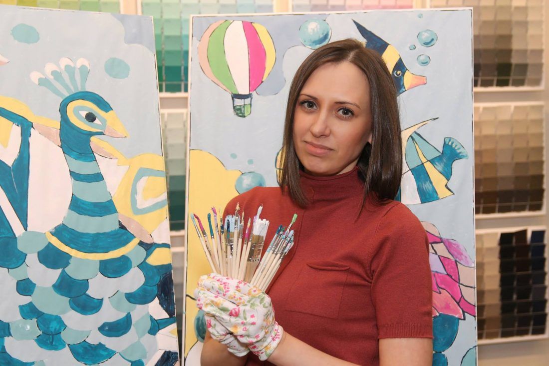 мастер-класс по краскам Sherwin-Williams в Ампир Декор Санкт-Петербург