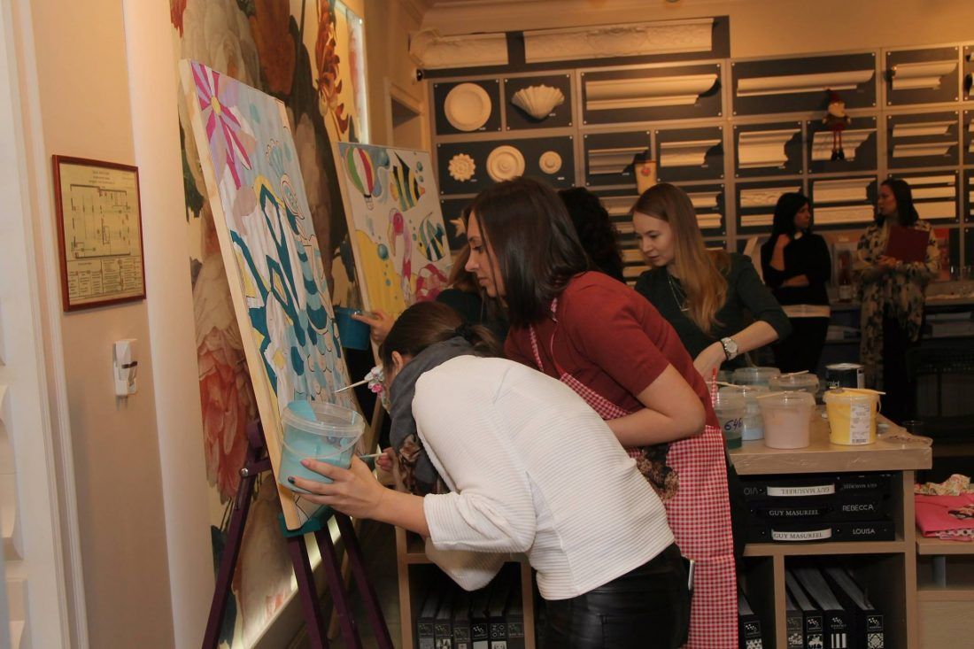 мастер-класс по краскам Sherwin-Williams в Ампир Декор Санкт-Петербург