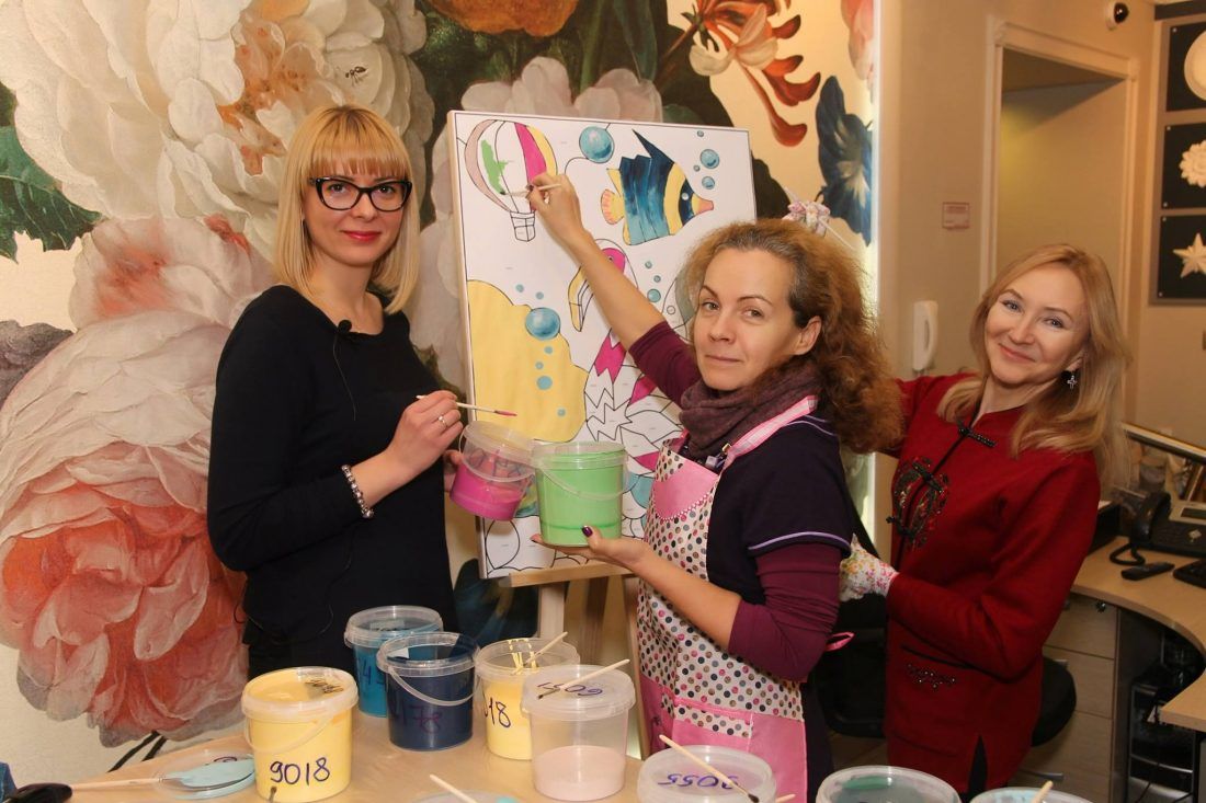 мастер-класс по краскам Sherwin-Williams в Ампир Декор Санкт-Петербург