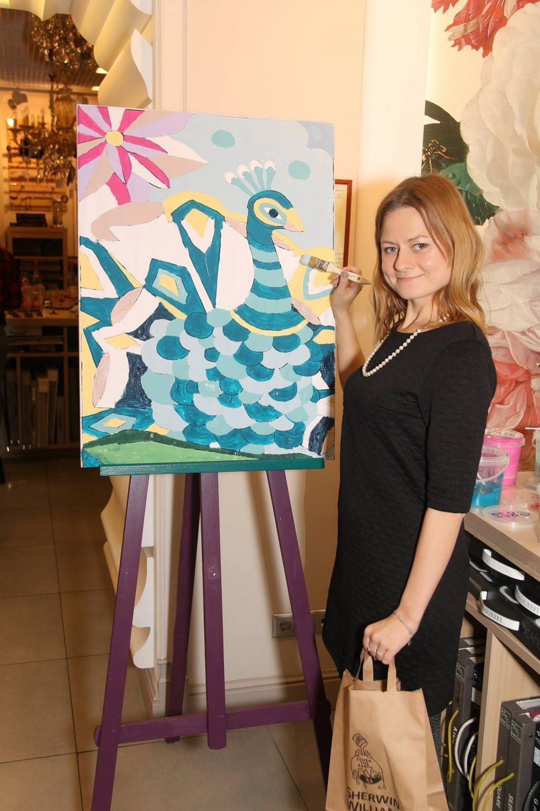 мастер-класс по краскам Sherwin-Williams в Ампир Декор Санкт-Петербург