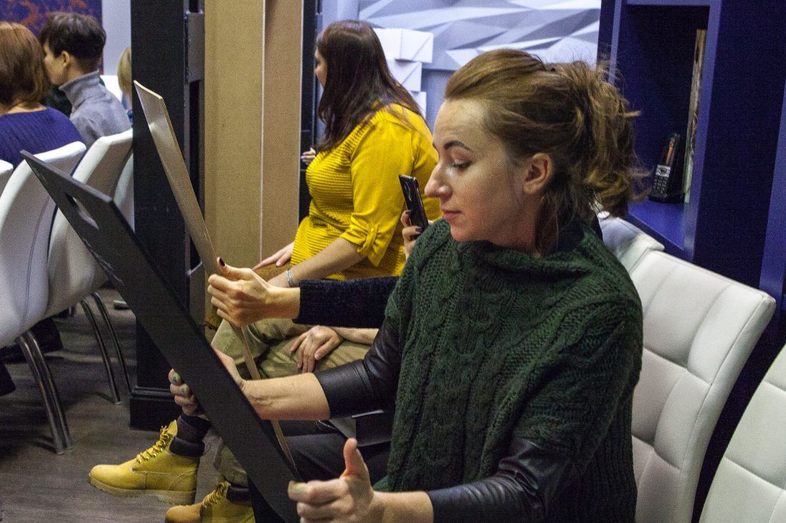 мастер-класс по работе с декоративными штукатурками Capadecor в Центре Дизайна Мануфактура 5 Ампир Декор