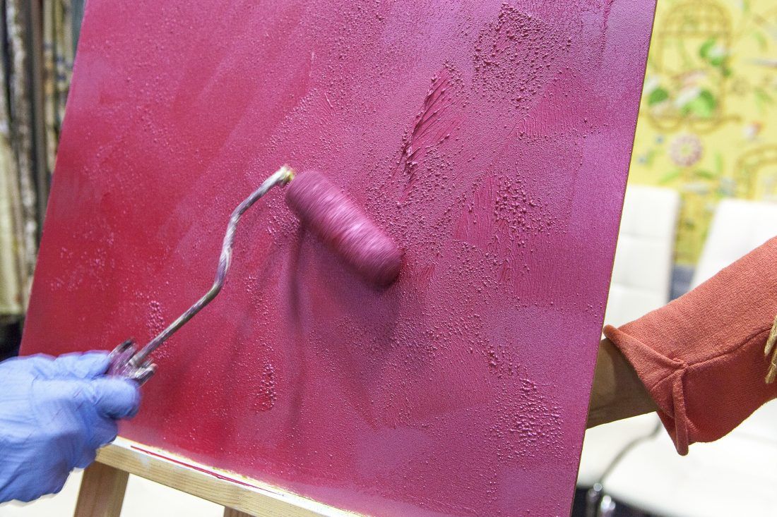 мастер-класс по работе с декоративными штукатурками Capadecor в Центре Дизайна Мануфактура 5 Ампир Декор