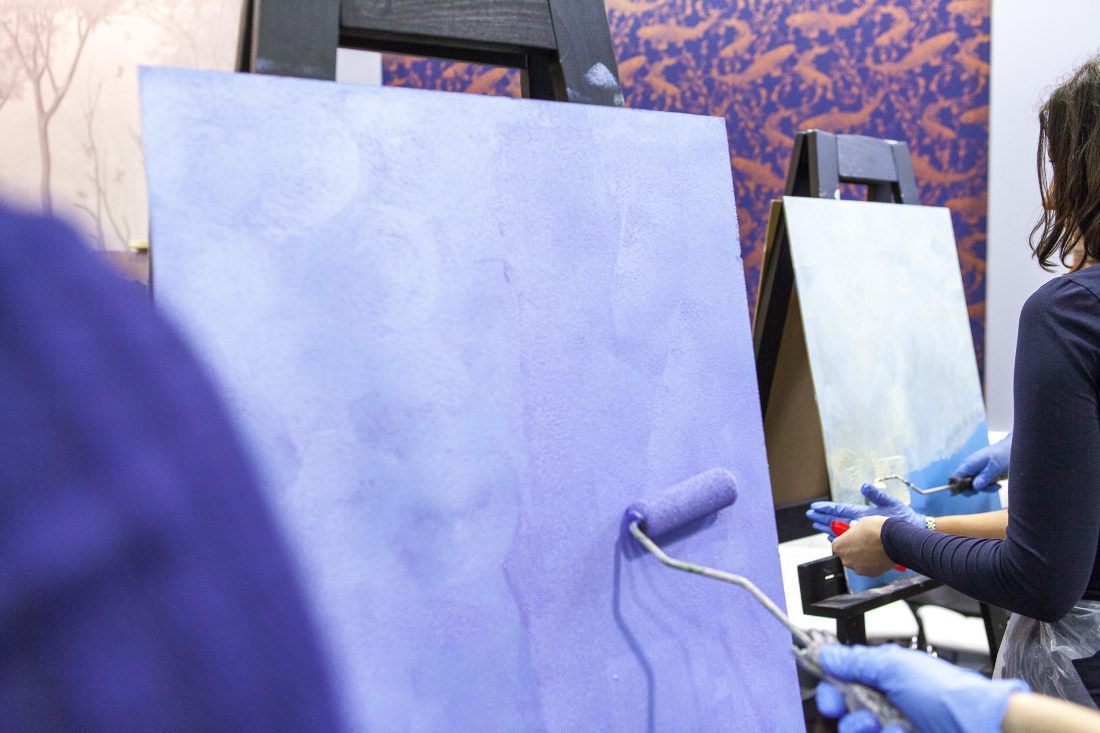 мастер-класс по работе с декоративными штукатурками Capadecor в Центре Дизайна Мануфактура 5 Ампир Декор