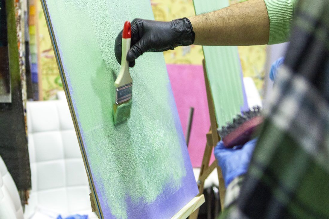 мастер-класс по работе с декоративными штукатурками Capadecor в Центре Дизайна Мануфактура 5 Ампир Декор