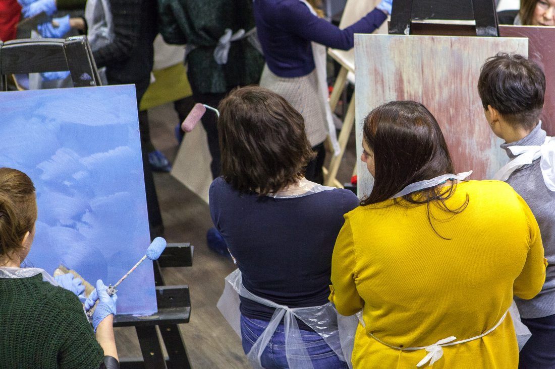 мастер-класс по работе с декоративными штукатурками Capadecor в Центре Дизайна Мануфактура 5 Ампир Декор