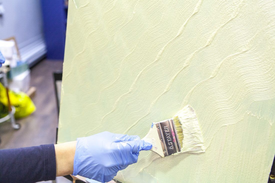 мастер-класс по работе с декоративными штукатурками Capadecor в Центре Дизайна Мануфактура 5 Ампир Декор