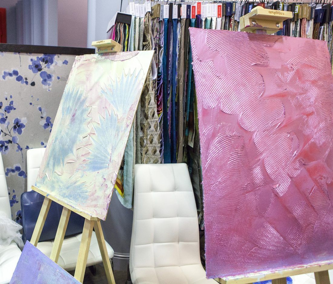 мастер-класс по работе с декоративными штукатурками Capadecor в Центре Дизайна Мануфактура 5 Ампир Декор