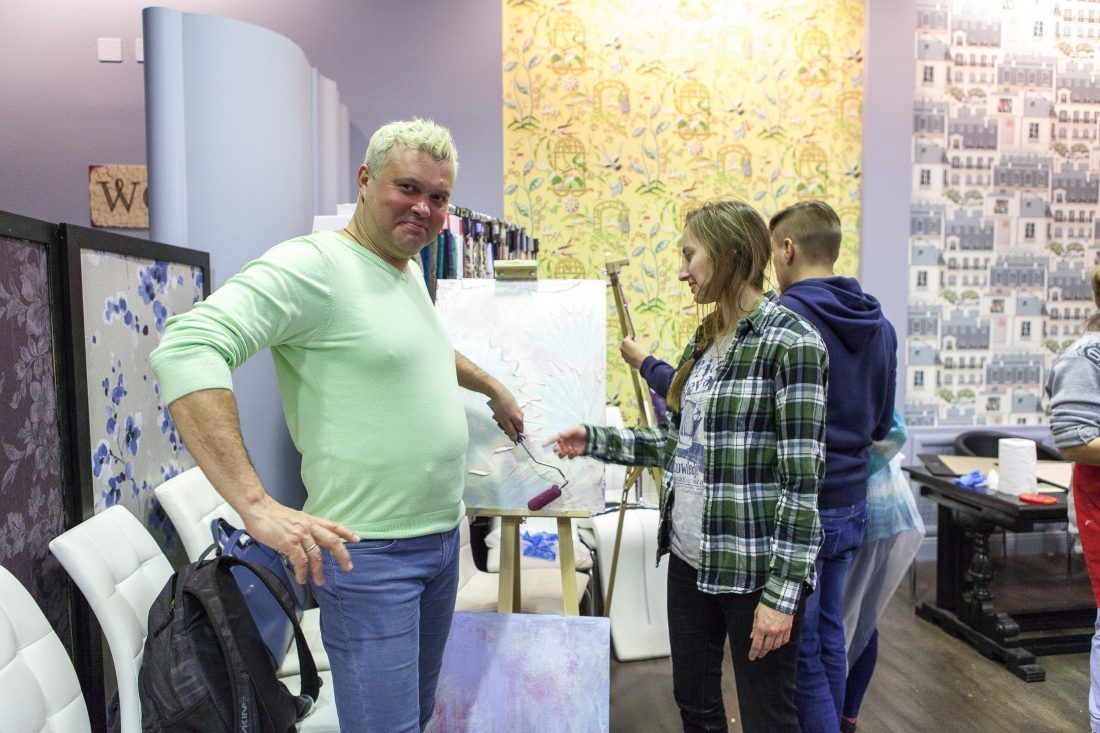 мастер-класс по работе с декоративными штукатурками Capadecor в Центре Дизайна Мануфактура 5 Ампир Декор