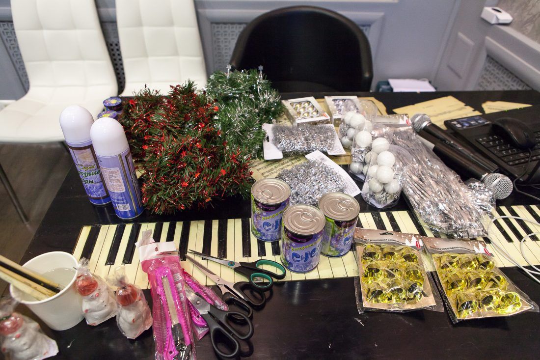 предновогодняя вечеринка в Центре Дизайна Мануфактура 5 Ампир Декор