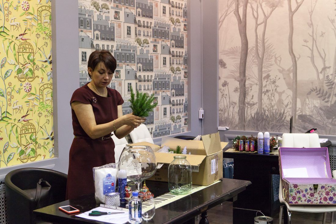 предновогодняя вечеринка в Центре Дизайна Мануфактура 5 Ампир Декор