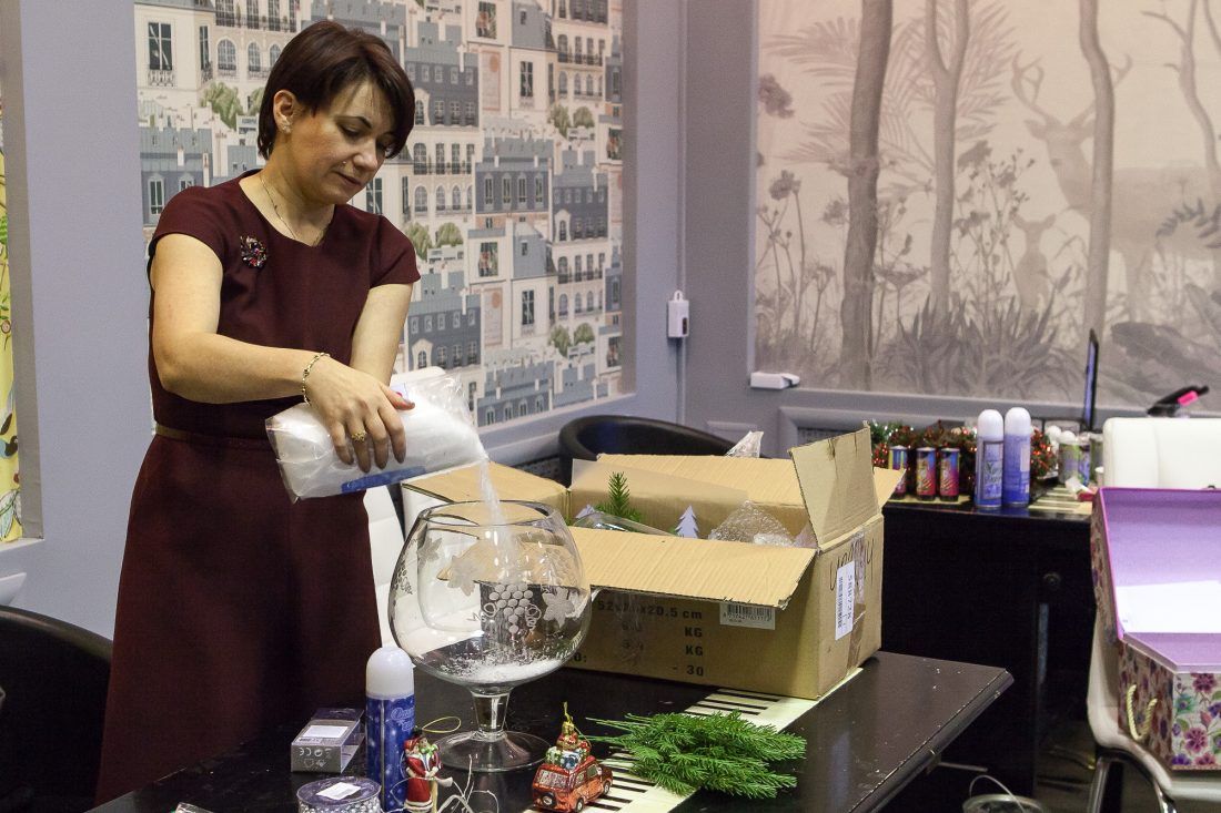 предновогодняя вечеринка в Центре Дизайна Мануфактура 5 Ампир Декор