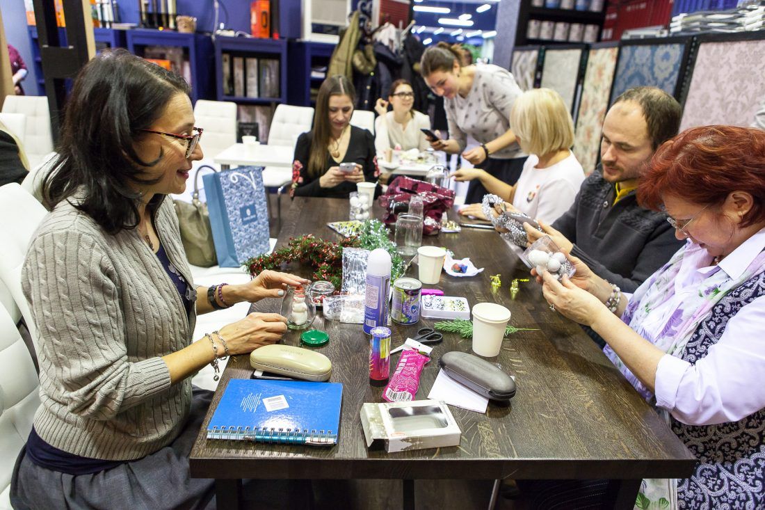 предновогодняя вечеринка в Центре Дизайна Мануфактура 5 Ампир Декор