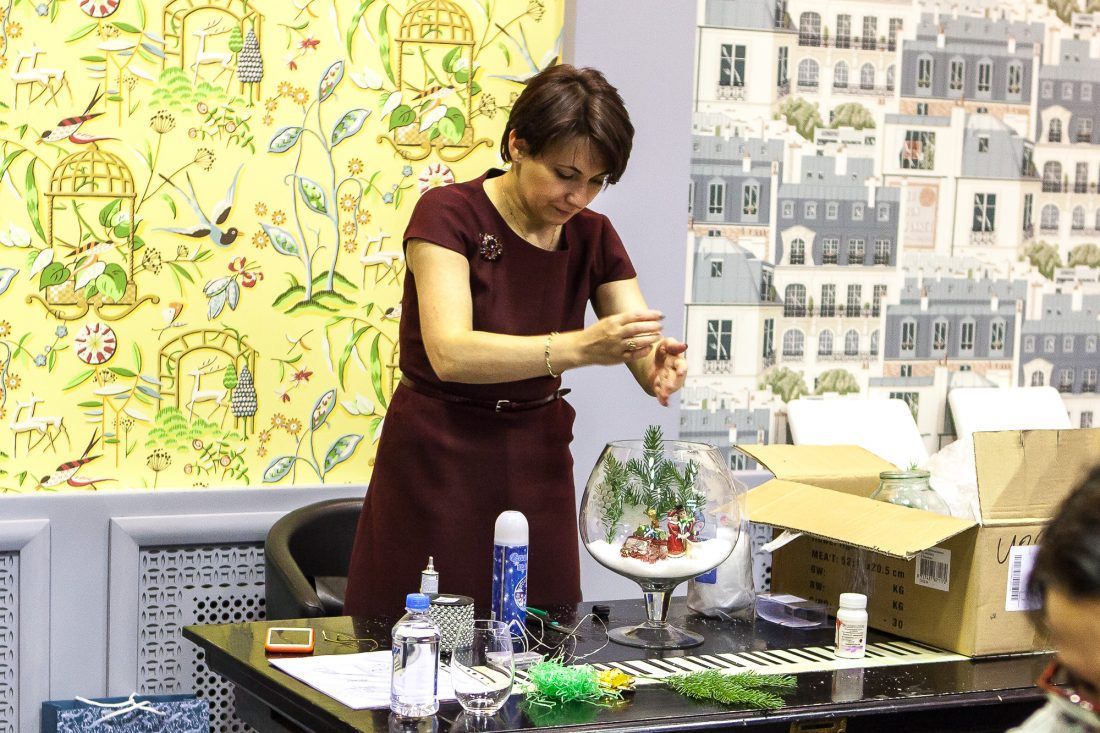 предновогодняя вечеринка в Центре Дизайна Мануфактура 5 Ампир Декор