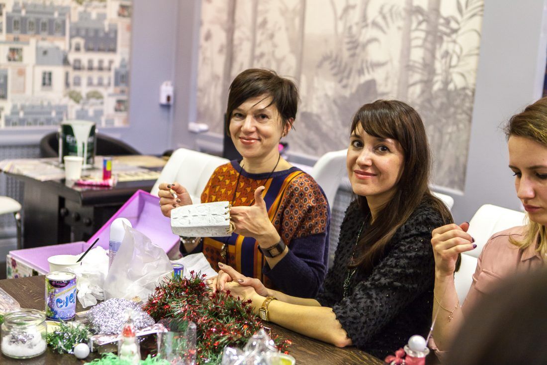 предновогодняя вечеринка в Центре Дизайна Мануфактура 5 Ампир Декор